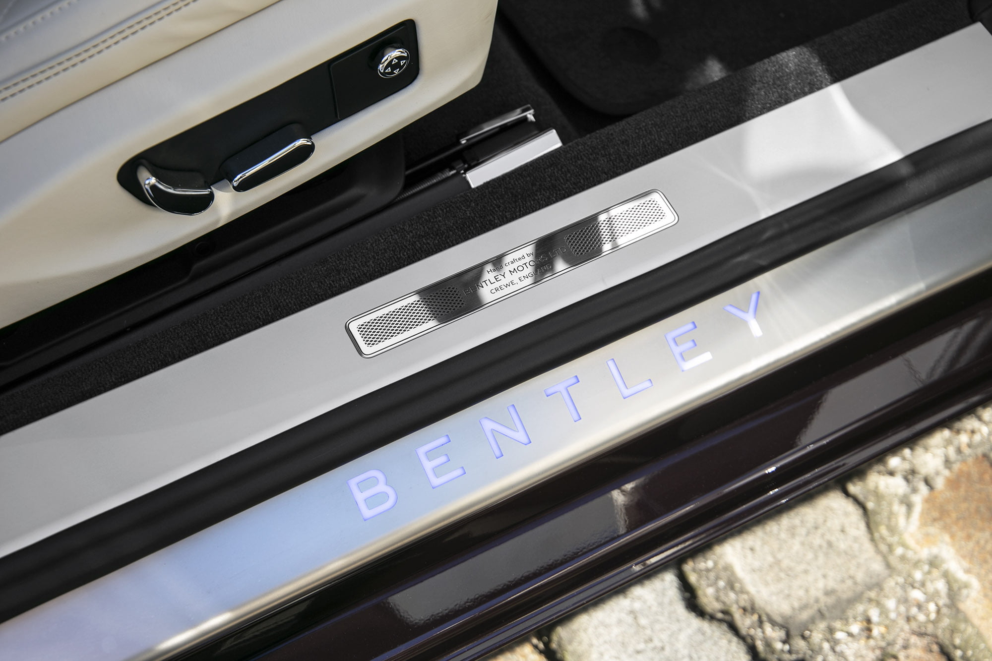 4pcs Auto Einstiegsleisten Schutz, Für Bentley Mulsanne Continental Flying  Bentayga Continental GT Door Sill Kick Plates Stoßstangenschutz